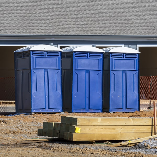 are there any restrictions on where i can place the porta potties during my rental period in Bensville MD